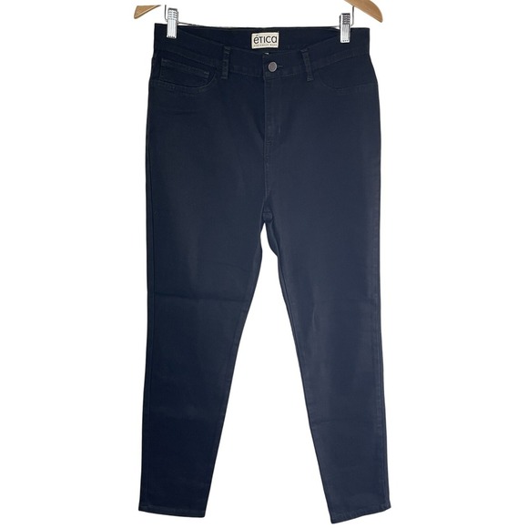 NWT ETICA Giselle Black High Rise Skinny Jeans, Size 32-33. msrp $238 - Picture 4 of 10